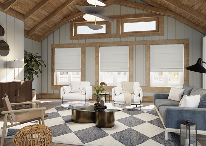 Oslo, Platinum - Roman Blind - Image 7